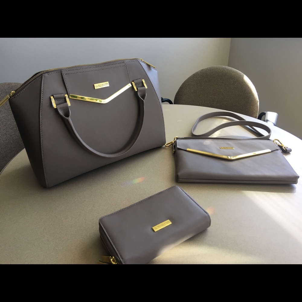 Purse/crossbody/wallet combo nwot Joy & Iman